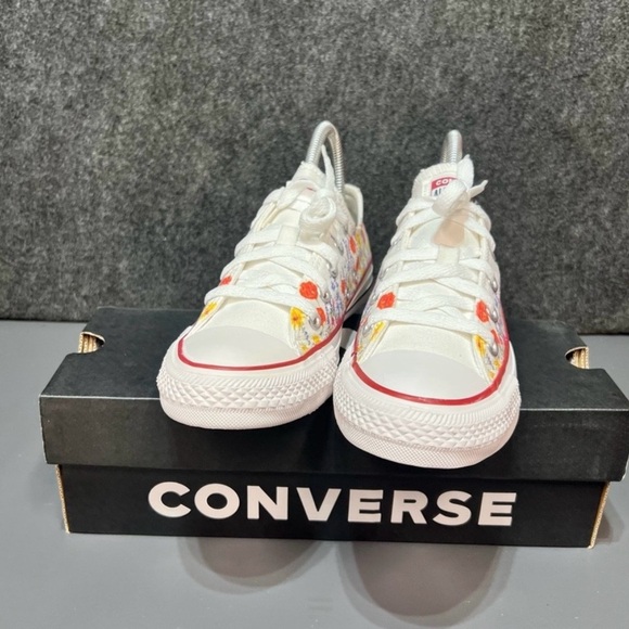 Converse All Star Canvas "Flower Field" Low Top Shoe Women's Size 6 - Picture 3 of 13
